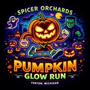 Pumpkin Glow Run 2026 logo