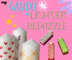 Candle and Lighter Bedazzling 2026 logo