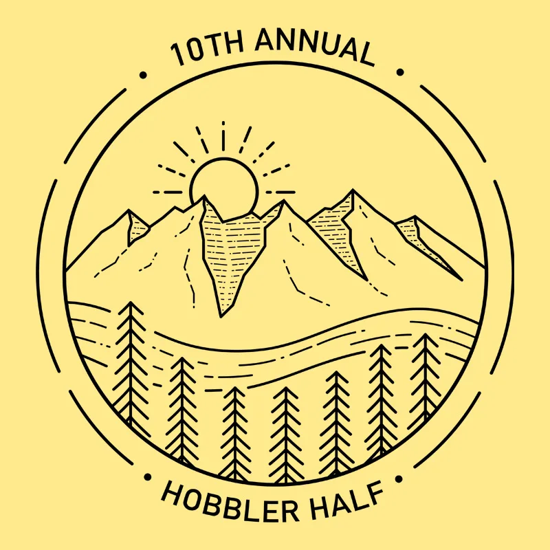 2026 Hobbler Half Marathon - 5k - Kids Marathon logo