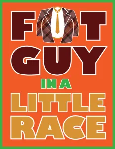 Fat Guy in a Little Race 0.5k 2026 logo