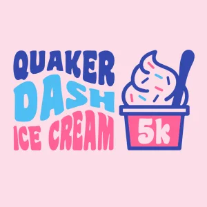 Quaker Dash Ice Cream 5k 2026 logo