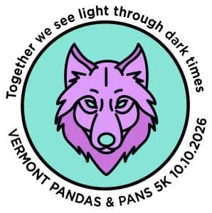 Vermont PANDAS & PANS Awareness 5K Run/Walk 2026 logo