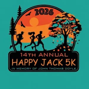 14th Annual Happy Jack 5K 2026 logo