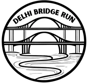 The 30th Annual Delhi Bridge Run 2026 logo