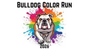 Bulldog Color Run 2026 logo