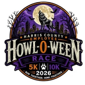 Harris County HOWL-O-WEEN Race 2026 logo