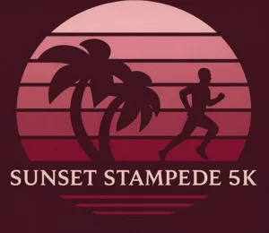 2026 Niceville Sunset Stampede 5k run/walk logo