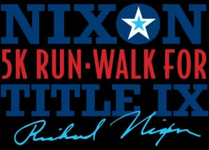 Nixon 5K for Title IX 2026 logo