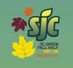 The JC Green Half, 10K, and 5K 2026 logo