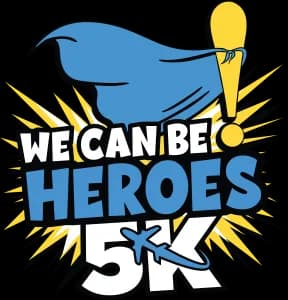 We Can Be Heroes 5K 2026 logo