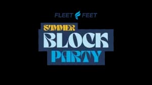 Summer Block Party Series with Fleet Feet Olympia 2026 logo