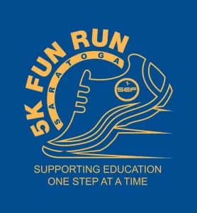 Saratoga Education Foundation 5K Fun Run 2026 logo