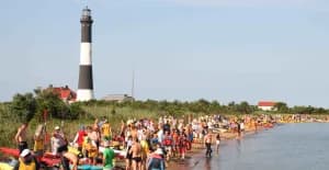 Maggie Fischer Memorial Cross Bay Swim 2026 logo