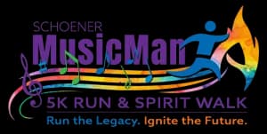 Brad Schoener MusicMan 5K Run & 1 Mile Spirit Walk 2026 logo