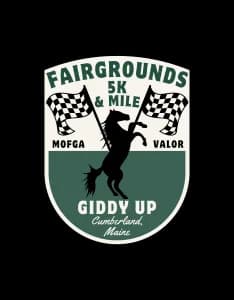 Fairgrounds 5k, Mile & Market 2026 logo