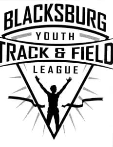 Blacksburg Youth Track and Field League 2026 logo