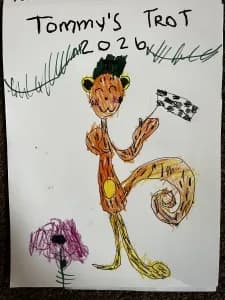 Tommy’s Trot 2026 logo