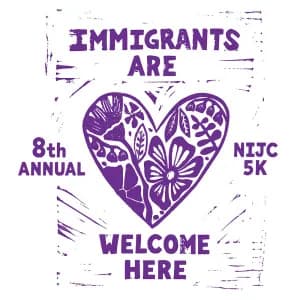 NIJC Community for Immigrant Justice 5K 2026 logo