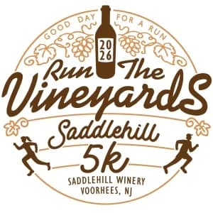 Run the Vineyards Saddlehill Summer 5K 2026 logo