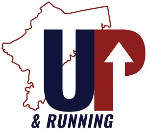 Nelson County Up and Running 5K 2026 logo