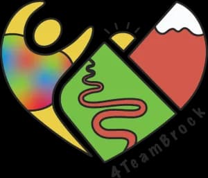 4TeamBrock 5k and 1 mile Race 2026 logo