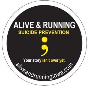 Alive and Running Iowa Run/Walk 2026 logo