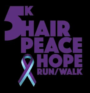 Hair Peace and Hope 5K Run/Walk 2026 logo