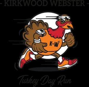 44th Annual Kirkwood Webster Turkey Day Run 2026 logo