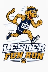 Lester Fun Run 2025 2026 logo