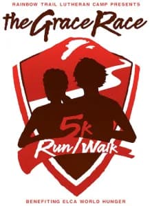 Rainbow Trail Lutheran Camp's 20th Annual Grace Race 5k 2026 logo