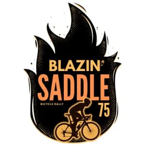 Blazin' Saddle 75 Bicycle Rally 2026 logo