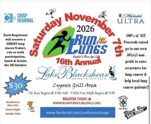 Run for your Lungs!! 2026 logo