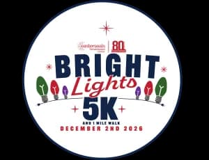 Bright Lights 5K & 1 Mile Walk 2026 logo