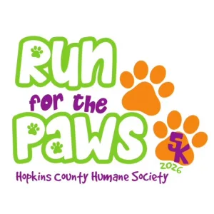 Run for the Paws 5k Run/Walk 2026 logo