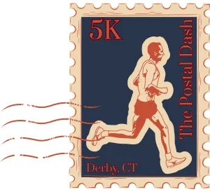 The Postal Dash 5K 2026 logo