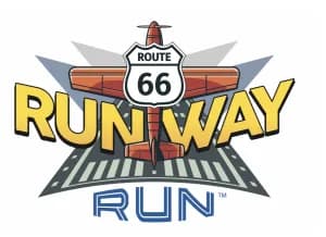 Route 66 100th Anniversary - Runway Run 10K/5K 2026 logo