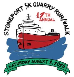 Stoneport 5k Quarry Run/Walk 2026 logo