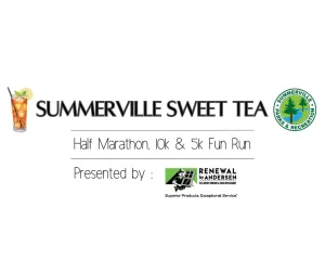 Summerville Sweet Tea Half Marathon, 10K, and 5K 2026 logo