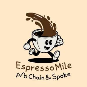 Espresso Mile p/b Chain & Spoke 2026 logo