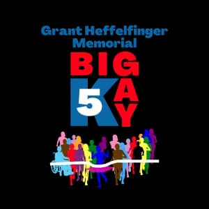 The Grant Heffelfinger Memorial Big Gay 5K 2026 logo