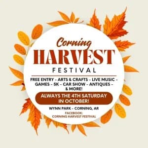 Corning Harvest Festival 5K- Benefiting Wings of Hope through Trinity Oaks/Blackwater 2026 logo
