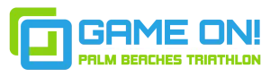 Game On! Palm Beaches Triathlon 2026 logo