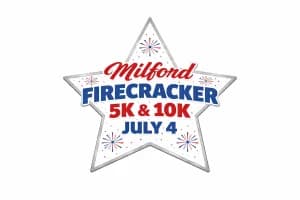 Milford Firecracker 5K & 10K 2026 logo
