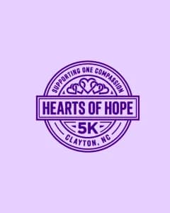 Hearts of Hope 5k 2026 logo