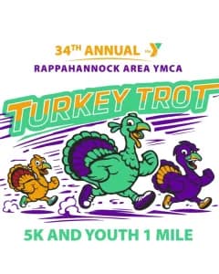 34th Annual YMCA Turkey Trot 2026 logo