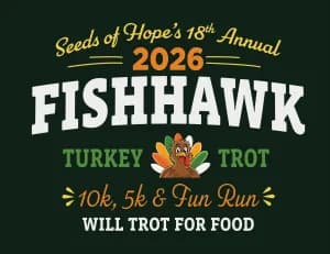 2026 FishHawk Turkey Trot logo
