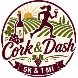 Cork & Dash 5K 2026 logo