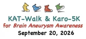 KAT-Walk & Karo-5K for Brain Aneurysm Awareness 2026 logo
