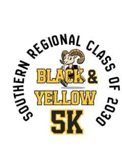 Black & Yellow 5K-Southern Regional Class of 2030 Fundraiser 2026 logo