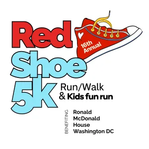 Red Shoe 5k 16th Annual Run/Walk & Kids Fun Run | Ronald McDonald House DC 2026 logo